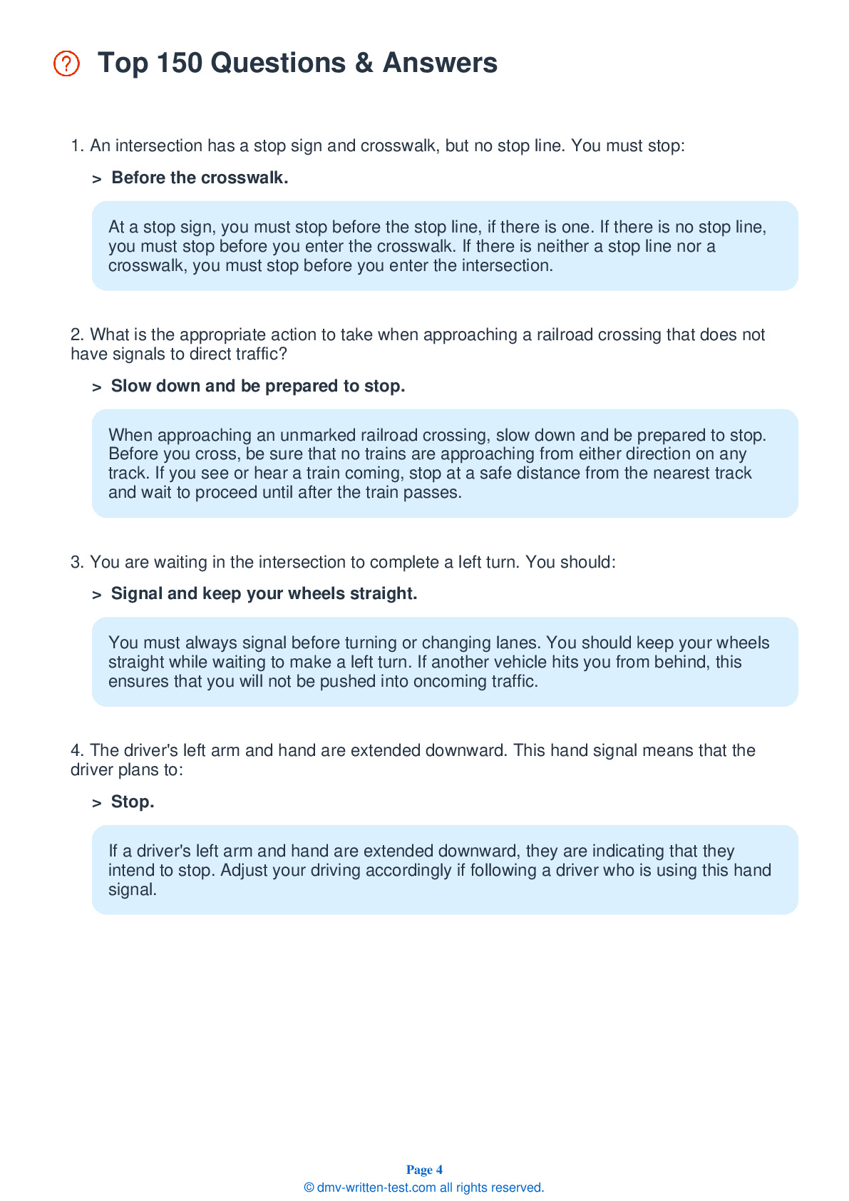 FREE New York Permit Test - Real 2025 DMV Test Questions